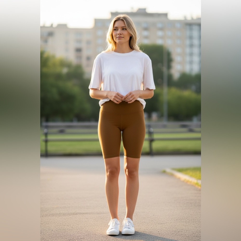 Size 10 Lululemon Ebb to Street High-Rise Short 8" Style Number: W7BT7S copper